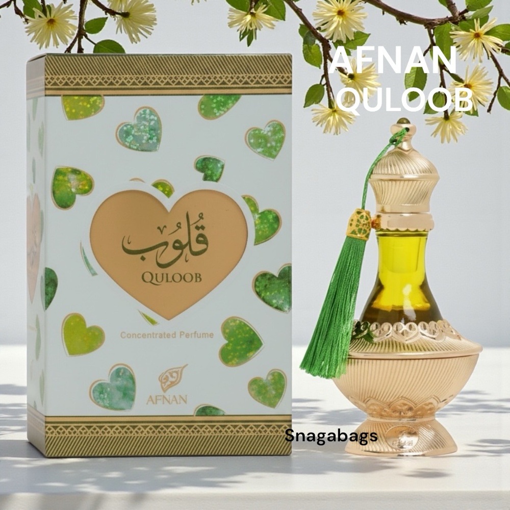 New In Sealed Box Afnan Quloob Concentrated Oil Perfume 20 ML Unisex